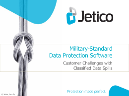 Military-Standard Data Protection Software
