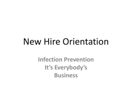 Infection Control - CIP Consulting LLC