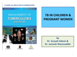 TB IN CHILDREN - Ministry of Health
