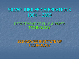 SILVER JUBILEE CELEBERATIONS 1984 – 2009