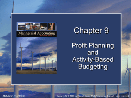 Budgeting