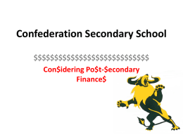 Confederation Secondary School