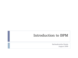 BPM intro - Ayokait.eu - Ayoka functional manager