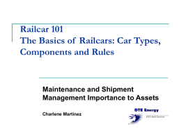 Maintenance and Shipment Management