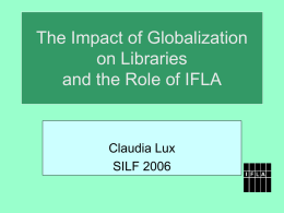 The impact of globalization on libraries