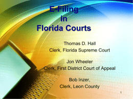 Teach Skills Topic - Florida Supreme Court