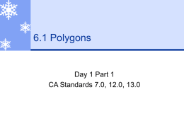 6.1 Polygons - John C. Fremont High School