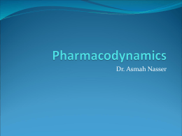 Pharmacodynamics - obsidian