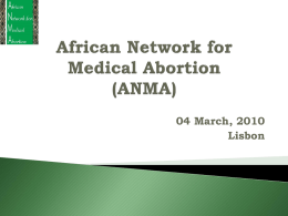 Africa Network on Medical Abortion