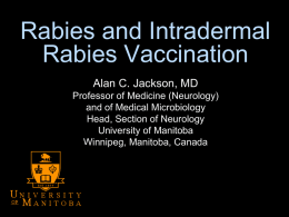 Rabies - Winnipeg Health Region