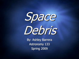 Space Debris - University of Delaware
