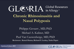 New Insights in the pathogenesis of nasal polyps