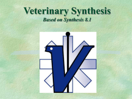 Veterinary Synthesis