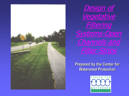 Open Channel System Four Design Variations