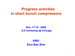Correction of emittance growths in short bunch compressor