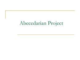 Abecedarian Project