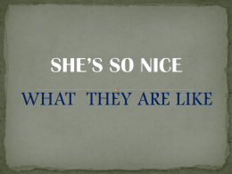 descriptive