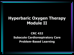 Hyperbaric Oxygen Therapy - Web Page Maker : Make your …