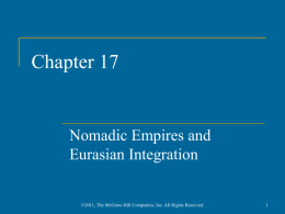 18. Nomadic Empires and Eurasian Integration