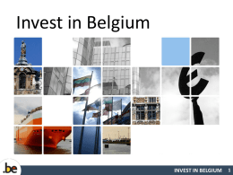 Diapositive 1 - Invest in Wallonia