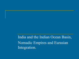 16. India and The Ocean Basin