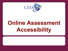ELL Assessment Accessibility