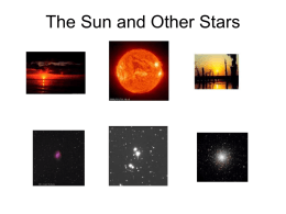 The Sun and Other Stars - Tuslaw Local School District