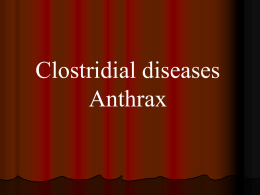 Clostridial diseases