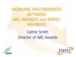 Welcome to EMFEC and ABC Awards Group’s Employer