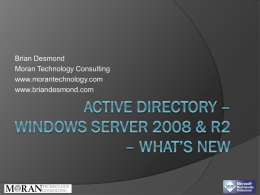 Windows Server 2008 & Windows 7 Security – What’s New?