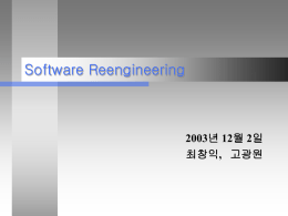 Software re-engineering