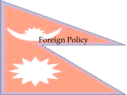 Foreign Policy - Asian Studies Center