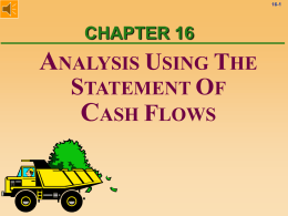 Cash Flows - Loyola University Maryland