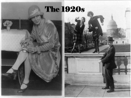 The 1920s Power Point - Nampa School District #131