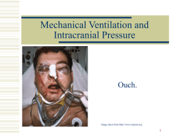 Mechanical Ventilation and Intracranial Pressure