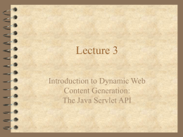 Lecture 4 - Computer Science