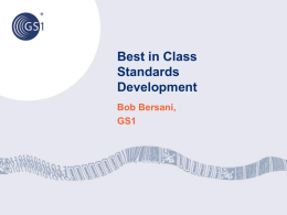 Best in Class Standards Development