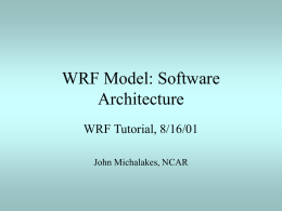 WRF Architecture