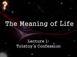 The Meaning of Life ppt