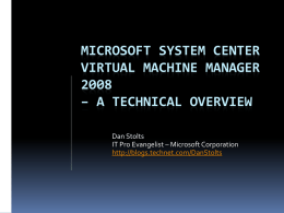 Managing Virtual Servers with SCVMM