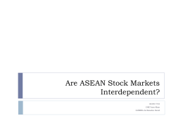 The Cointegration of Five ASEAN Stock Markets