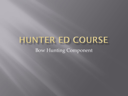 Hunter Ed Course - Summitview School