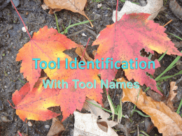 Tool Identification - University of Minnesota