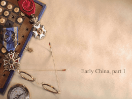 China’s Early civilizations: