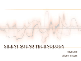 SILENT SOUND TECHNOLOGY