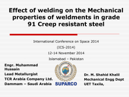 Properties and Fabrication Experience with Submerged Arc