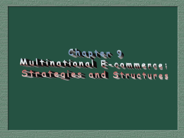 CHAPTER 9 MULTINATIONAL E