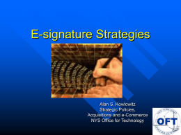 E-Signature Strategies