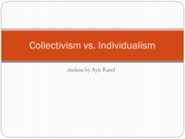Collectivism vs. Individualism - The Powell Page