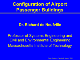 Configuration of Airport Passenger Buildings
